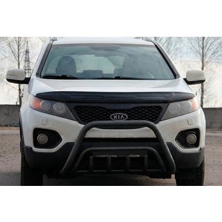 Bullbar WT002/2 Negru (Otel Inoxidabil) Kia Sorento II XM 2009-2014 foto 3
