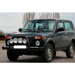Bullbar QT007 Negru (Otel Inoxidabil) foto 4