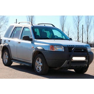 Bullbar QT007 Negru (Otel Inoxidabil) Land Rover Freelander I 1997-2006 foto 1