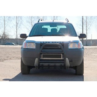 Bullbar QT007 Negru (Otel Inoxidabil) Land Rover Freelander I 1997-2006 foto 4