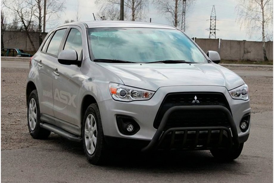 Mitsubishi ASX 2010-2023 Bullbar WT002 Negru (Otel Inoxidabil) Image