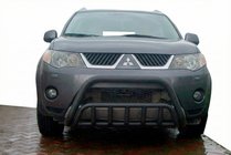 Mitsubishi Outlander 2006-2012 Bullbar WT002 Negru (Otel Inoxidabil) foto 2