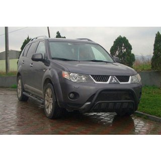 Bullbar WT002 Negru (Otel Inoxidabil) foto 1