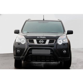 Protectie Fata WT002 Negru (Otel Inoxidabil) Nissan X-trail T31 2007-2014 foto 2