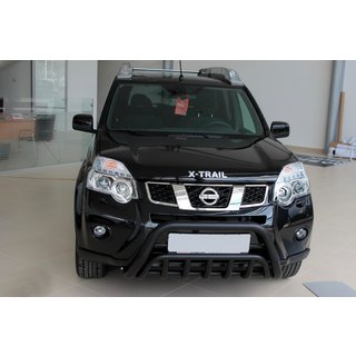 Protectie Fata WT002 Negru (Otel Inoxidabil) Nissan X-trail T31 2007-2014 foto 4