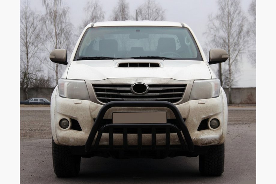Toyota Hilux 2006-2015 Bullbar WT002 Negru (Otel Inoxidabil) Image