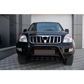 Bullbar jos WT002 Negru (Otel inoxidabil) Toyota Land Cruiser Prado 120 2002-2009 foto 2