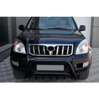 Bullbar jos WT002 Negru (Otel inoxidabil) Toyota Land Cruiser Prado 120 2002-2009 foto 1