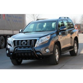 Bullbar WT002 Negru (Otel Inoxidabil) Toyota Land Cruiser Prado 150 2009-2023 foto 3