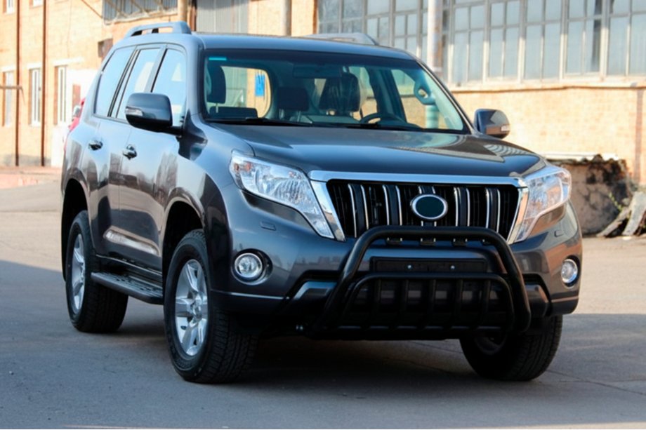 Toyota Land Cruiser Prado 150 2009-2023 Bullbar WT002 Negru (Otel Inoxidabil) Foto 6