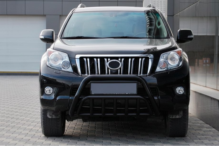 Toyota Land Cruiser Prado 150 2009-2023 Bullbar WT002 Negru (Otel Inoxidabil) Foto 2