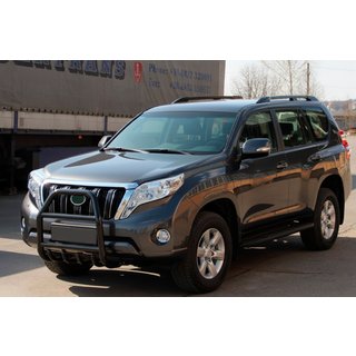 Bullbar QT007 Negru (Otel Inoxidabil) Toyota Land Cruiser Prado 150 2009-2023 foto 2