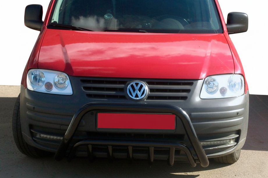 Volkswagen Caddy 2004-2010 Bullbar WT002 Negru (Otel Inoxidabil) Image