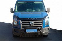 Volkswagen Crafter 2006-2016 Bullbar WT002 Negru (Otel Inoxidabil) foto 1