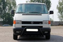 Volkswagen T4 Caravelle/Multivan 1990–2003 Bullbar WT002 Negru (Otel Inoxidabil) foto 3