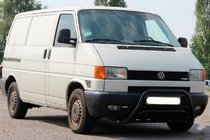 Volkswagen T4 Caravelle/Multivan 1990–2003 Bullbar WT002 Negru (Otel Inoxidabil) foto 1
