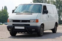 Volkswagen T4 Caravelle/Multivan 1990–2003 Bullbar WT002 Negru (Otel Inoxidabil) foto 2