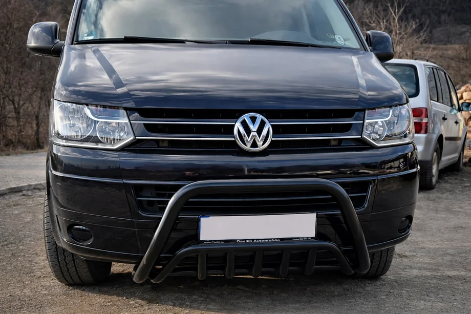 Volkswagen T5 2010-2015 Bullbar WT002 Negru (Otel Inoxidabil) Image