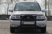 Suzuki Vitara 1998-2006 Bullbar QT007 Negru (Otel Inoxidabil) foto 3