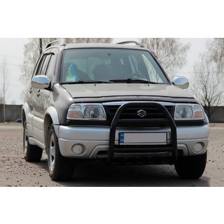Bullbar QT007 Negru (Otel Inoxidabil) Suzuki Vitara 1998-2006 foto 2