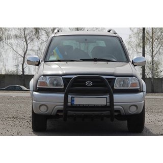 Bullbar QT007 Negru (Otel Inoxidabil) Suzuki Vitara 1998-2006 foto 3