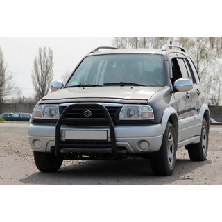 Bullbar QT007 Negru (Otel Inoxidabil) Suzuki Vitara 1998-2006 foto 1