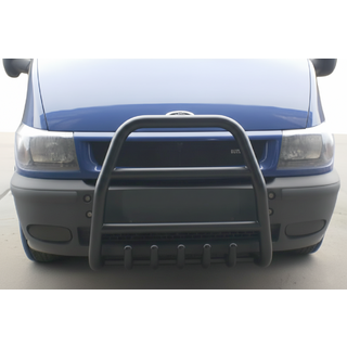 Bullbar QT007 Negru (2000-2006, Otel Inoxidabil)