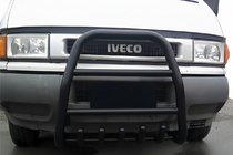 Iveco Daily 1999-2006 Bull Bar QT007 Negru foto 1