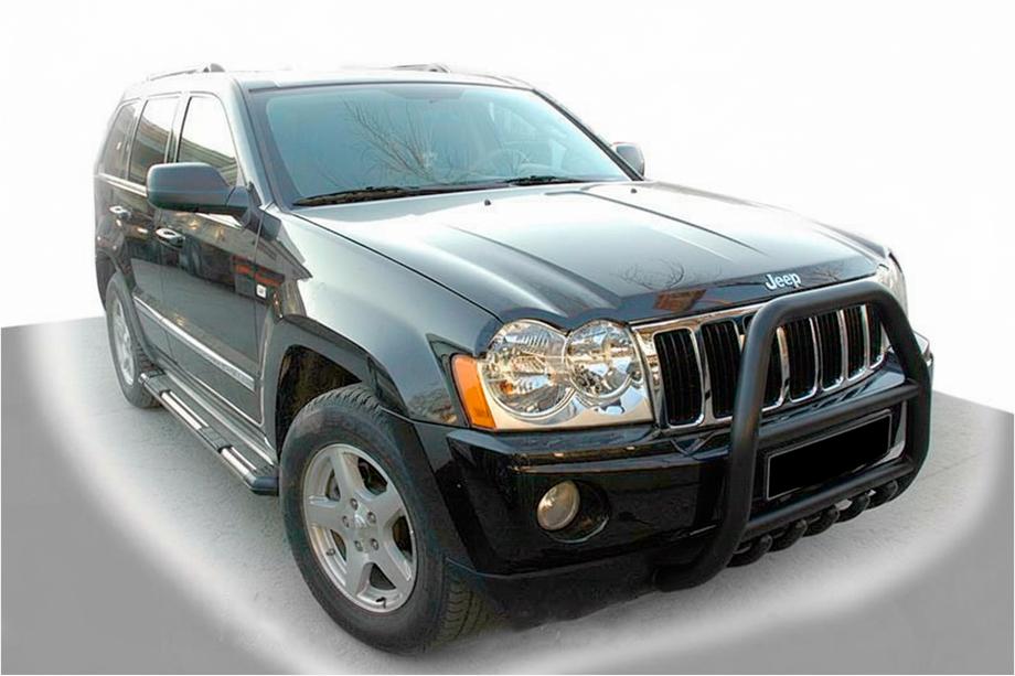 Jeep Grand Cherokee WK 2004-2010 Bull Bar QT007 Negru Foto 1