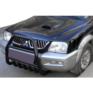 Bullbar QT007 Negru (Otel Inoxidabil)