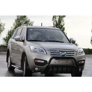 Bullbar WT002 Negru (Otel Inoxidabil) Lifan X60 2011- foto 1