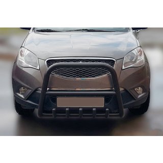 Bullbar F1-40 Negru (Otel Inoxidabil) foto 2