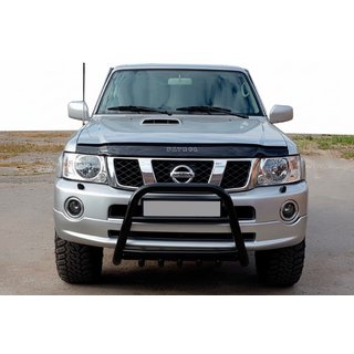 Bullbar QT007 Negru (Otel Inoxidabil) foto 1