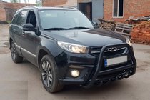 Chery Tiggo 3 2005- Bullbar WT009 Negru (Otel Inoxidabil) foto 2