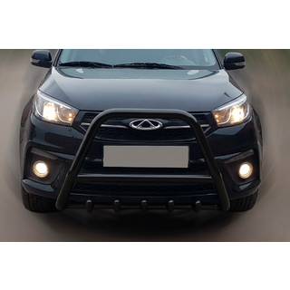 Bullbar WT009 Negru (Otel Inoxidabil) Chery Tiggo 3 2005- foto 1