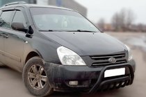 Kia Carnival 2002-2013 Bara Fata WT002 Negru (2006-2013, Otel Inoxidabil) foto 2