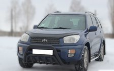 Toyota Rav 4 2001-2005 Bara Fata WT002 Negru (Otel Inoxidabil) foto 2