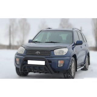 Bara Fata WT002 Negru (Otel Inoxidabil) Toyota Rav 4 2001-2005 foto 2