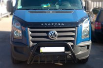 Volkswagen Crafter 2006-2016 Bara Fata WT002 Negru (Otel Inoxidabil) foto 2