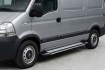 Opel Movano 2004-2010 Praguri Laterale Rainbow (2 buc, Aluminiu) foto 1