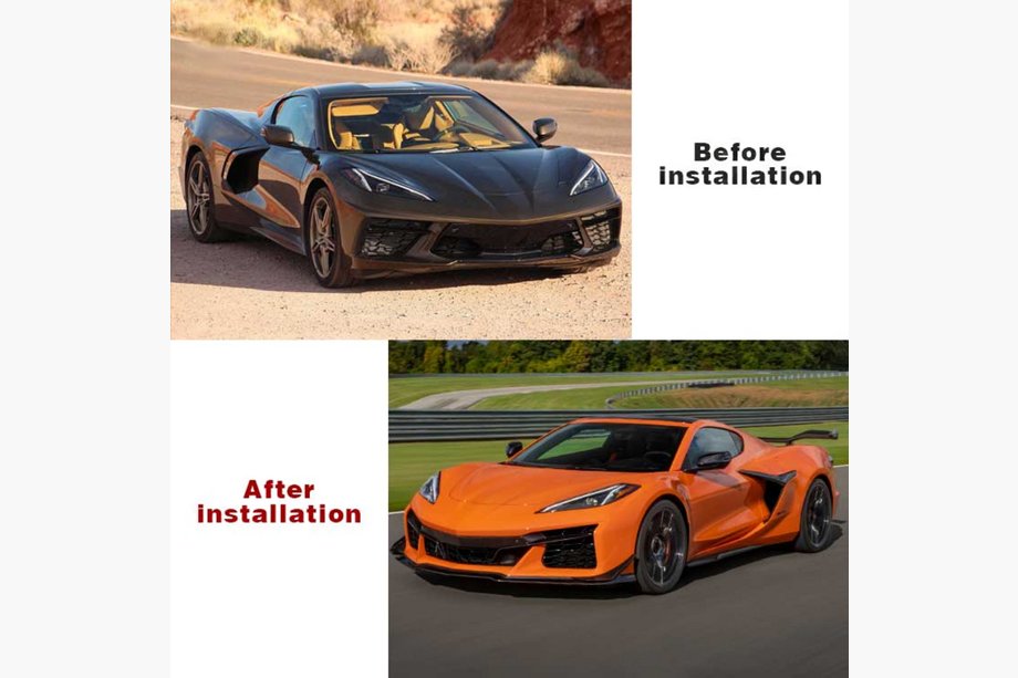 Chevrolet Corvette C8 2019- Set body kit Z06 Image