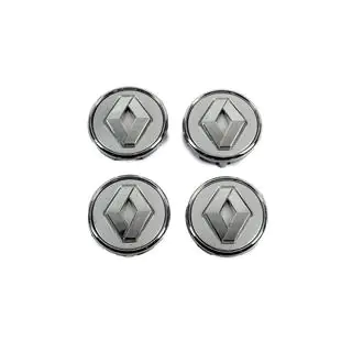 Capace janta gri cu inel 81568GR (57mm la 49mm, set 4 buc) foto 1