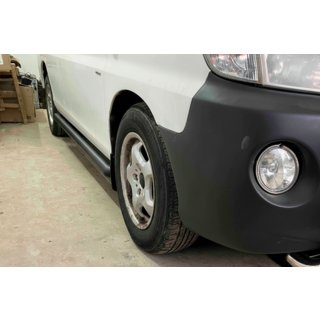 Bare Laterale BB002 Negru (2 buc, Otel Inoxidabil) Hyundai H200, H1, Starex 1998-2007 foto 1