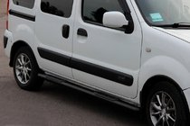 Renault Kangoo 1998-2008 Bare Laterale Black (2 buc, Otel Inoxidabil) foto 2