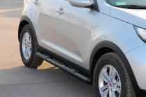 Kia Sportage 2010-2015 Bare Laterale Black (2 buc, Otel Inoxidabil) foto 4