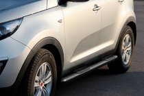 Kia Sportage 2010-2015 Bare Laterale Black (2 buc, Otel Inoxidabil) foto 3