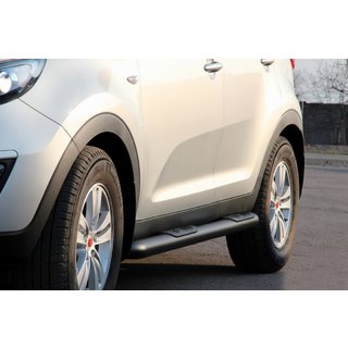 Bare Laterale Black (2 buc, Otel Inoxidabil) Kia Sportage 2010-2015 foto 1