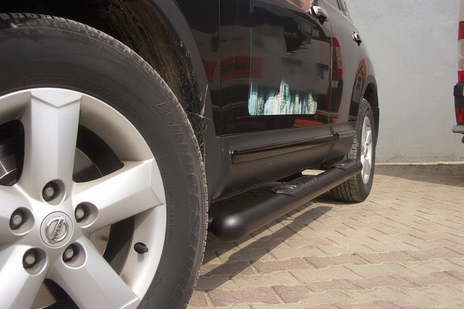 Nissan Qashqai 2007-2010 Bare Laterale Black (2 buc, Otel Inoxidabil) Foto 6