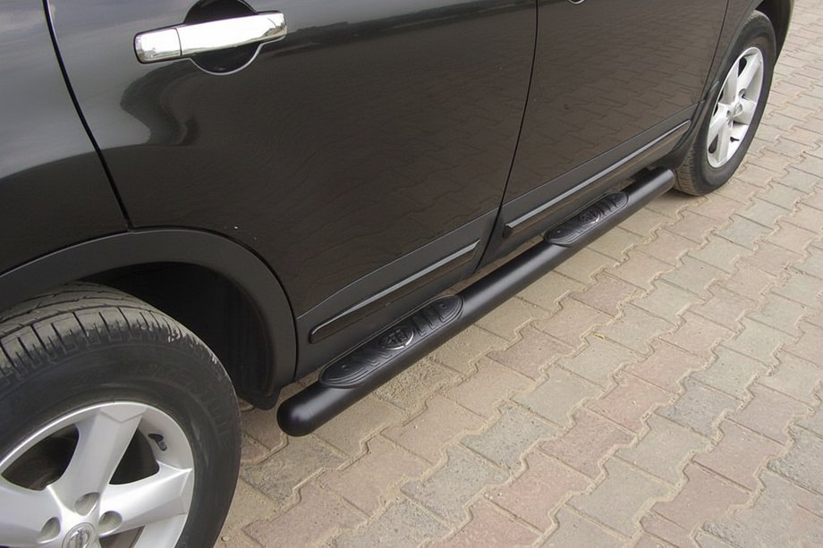 Nissan Qashqai 2010-2014 Bare Laterale Black (2 buc, Otel Inoxidabil) Foto 5