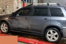 Mitsubishi Outlander 2001-2006 Bare Laterale Black (2 buc, inox) foto 2